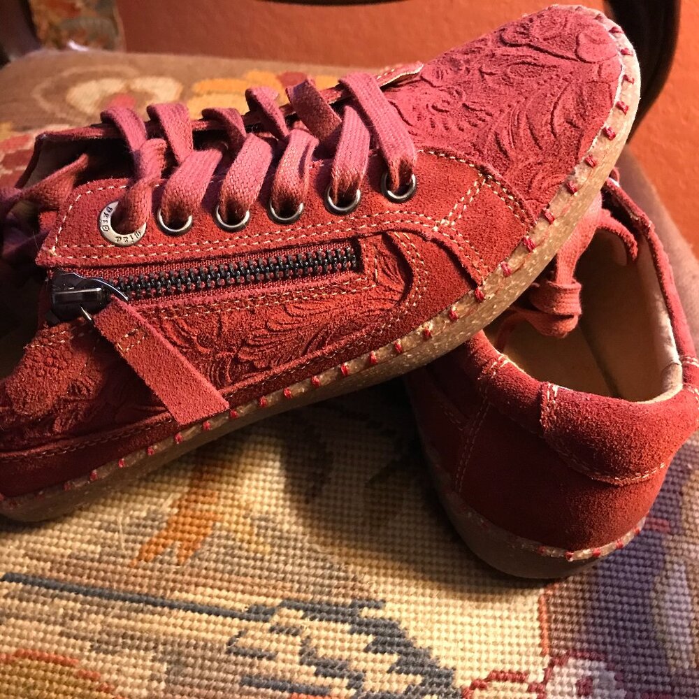 BIZA Aztec 237 Rusty Rose Leather Tennis Shoes New w/o Box - EU Size 37 US 6.5